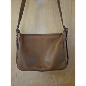 Ellington Leather Crossbody Bag Tan Sturdy 7.5" H x 10.5" W x 2" D